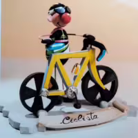 ciclista con bici