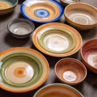 piatti colorati