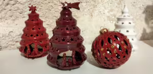 Albero di Natale portacandela