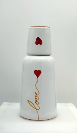 Oliera bottiglia con bicchiere - immagine 7