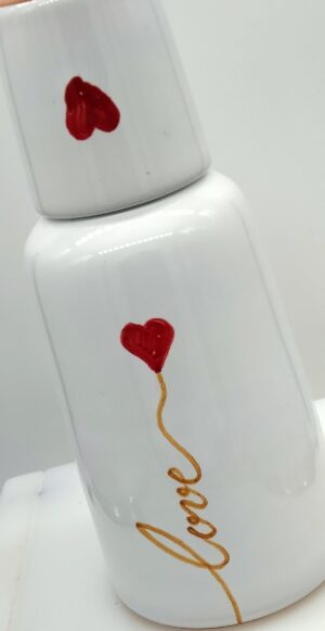 Oliera bottiglia con bicchiere - immagine 6