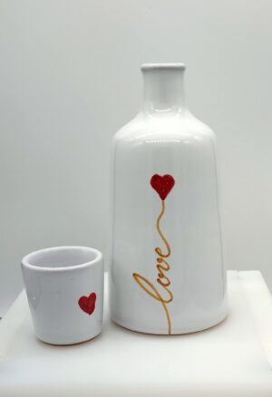 Oliera bottiglia con bicchiere - immagine 5