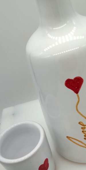 Oliera bottiglia con bicchiere - immagine 4